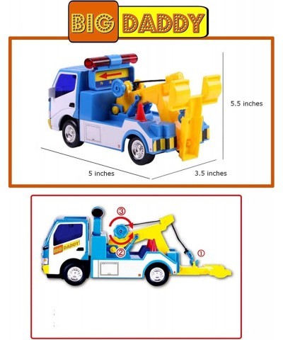 Police Wrecker Truck and Toy Car Combo Set Tow Truck Toy Includes A Tire Plate for Safe Towing $33.68 Toy Vehicle Playsets