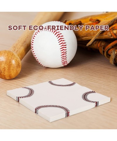 100 Pack Baseball Napkins Paper Baseball Design Napkins for Baby Shower Birthday Party Sports Themed Party Supplies $20.71 Ki...