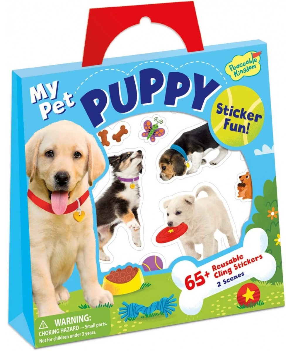 My Pet Puppy Reusable Sticker Tote for Kids $21.64 Kids' Stickers