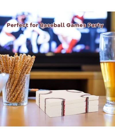 100 Pack Baseball Napkins Paper Baseball Design Napkins for Baby Shower Birthday Party Sports Themed Party Supplies $20.71 Ki...