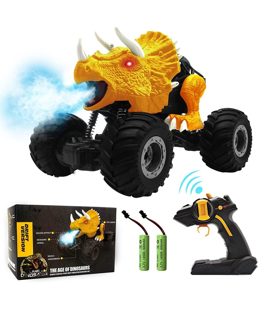 Remote Control Stunt Dinosaur Car - 360° Rotation Off Road Monster 2.4 GHz RC Trucks Toy 2 Rechargeable Batteries RC Car with...