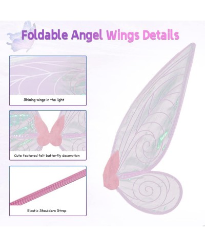 Fairy Wings for Girls White Fairy Wings Fairy Wings Dress Up Sparkling Sheer Wings Butterfly Fairy Halloween Costumes $32.77 ...