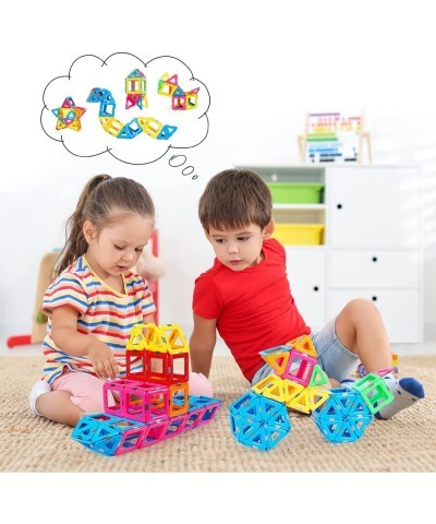 Kids Magnetic Tiles for Toddlers STEM Toys for 3-5 Year Old Boys & Girls Magnet Blocks Kids Educational Toys Birthday Gift St...