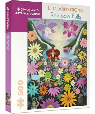 L. C. Armstrong: Rainbow Falls 500-Piece Jigsaw Puzzle $34.08 Jigsaw Puzzles