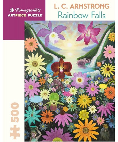 L. C. Armstrong: Rainbow Falls 500-Piece Jigsaw Puzzle $34.08 Jigsaw Puzzles