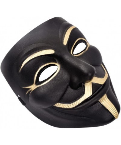 2 Pack Hacker Mask - Wear Comfortable Anonymous Mask Add Mystery Halloween Mask Personalize Black Masquerade Mask for Costume...