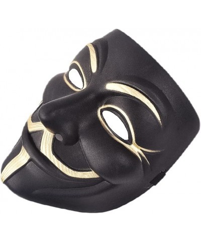 2 Pack Hacker Mask - Wear Comfortable Anonymous Mask Add Mystery Halloween Mask Personalize Black Masquerade Mask for Costume...