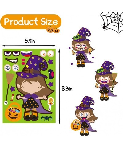 40 Sheets Halloween Stickers for Kids Halloween Make A Face Stickers Halloween Party Favors for Kids $18.73 Kids' Stickers