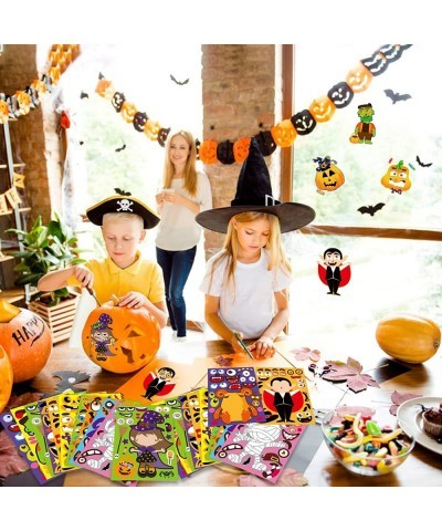 40 Sheets Halloween Stickers for Kids Halloween Make A Face Stickers Halloween Party Favors for Kids $18.73 Kids' Stickers