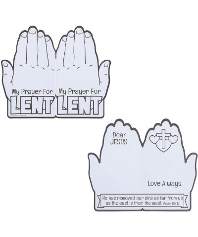 Color Your Own Lent Praying Hands - Religious Craft Kits - 12 Pieces $17.53 Kids' Drawing & Writing Boards