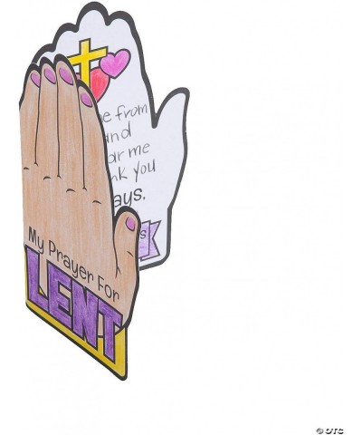 Color Your Own Lent Praying Hands - Religious Craft Kits - 12 Pieces $17.53 Kids' Drawing & Writing Boards