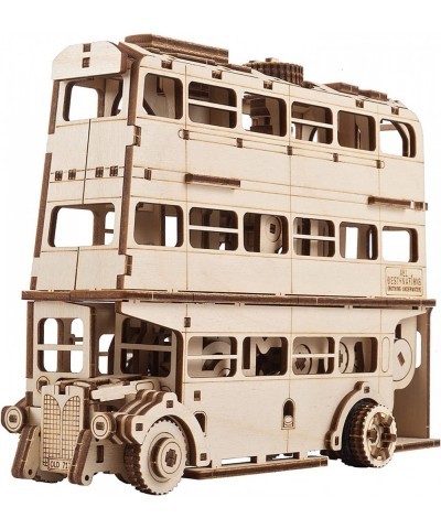 Harry Potter Knight Bus - 3D Wooden Puzzles for Adults to Build - Wooden Bus Model Kits 3D Puzzles for Adults - Wooden Model ...