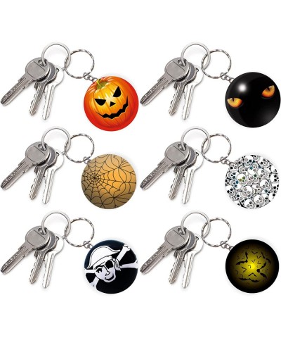 Halloween Keychain Assortment Set of 36 Metal Keychains in Assorted Designs Great as Halloween Party Favors Halloween Gifts T...