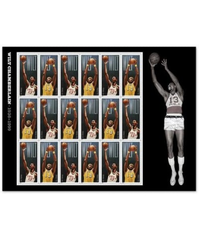 2014 Wilt Chamberlain Sheet of 18 Forever Stamps Scott 4950-51 $46.66 Collectibles Display & Storage