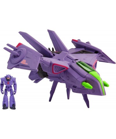 Disney Pixar Lightyear Hyperspeed Series Zurg Fighter Ship 9.25 Inches Long Authentic Detail with Zurg Figure 2.25 Inches Tal...