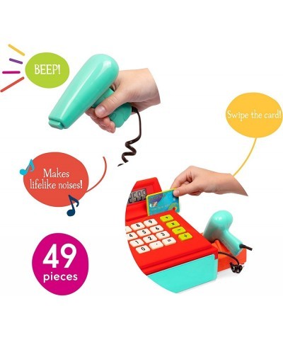 – Toy Cash Register for Kids Toddlers – 49pc Play Register with Toy Money Credit Card Scanner – Calculating – 3 Years + $50.3...