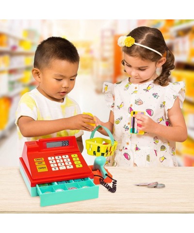 – Toy Cash Register for Kids Toddlers – 49pc Play Register with Toy Money Credit Card Scanner – Calculating – 3 Years + $50.3...