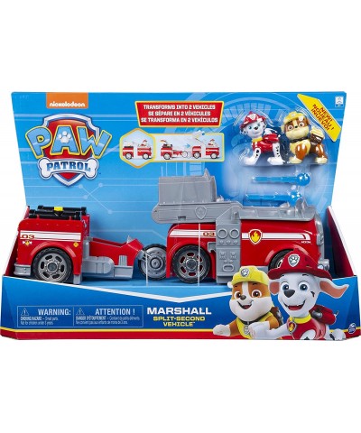 Paw Patrol Marshall Split-Second 2-in-1 Transforming Fire Truck Vehicle with 2 Collectible Figures $85.02 Play Figure Vehicles