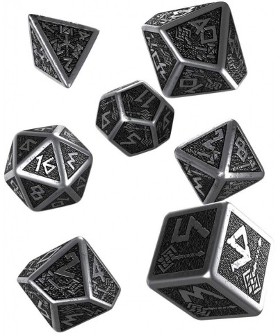 Metal Dwarven 7 Polyhedral RPG Ornamented Dice Set $89.13 Game Accessories