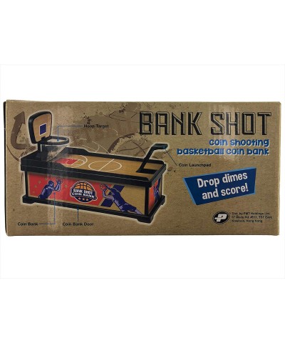 Fox Valley Traders Playmaker Toys Bank Shot Coin Shooting Basketball Coin Bank $23.42 Kids' Money Banks