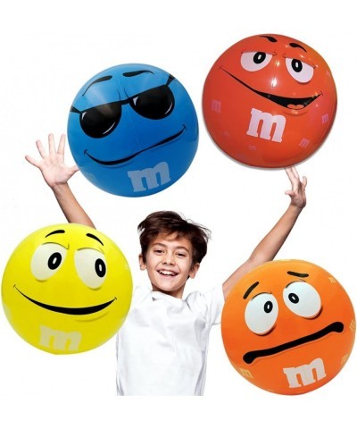 Set of 4 Colorful Inflatable Float Balls 14 inches Theme Party Supplies Decoration for Summer Birthday Pool Party Indoor Outd...