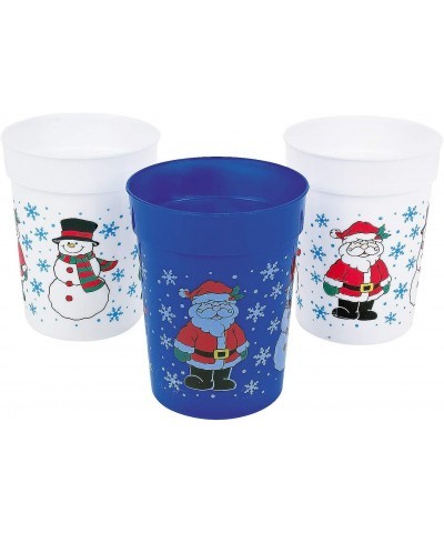 One Dozen Plastic Holiday Cups/CHRISTMAS Cups/Christmas Tableware and Party Supplies $17.17 Kids' Party Tableware