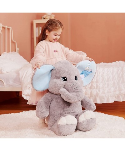 Giant Elephant Stuffed Animal Plush Toy Large Elephant Cute Jumbo Soft Toys Huge Big Size Fluffy Plushy Fat Oversized Plushie...