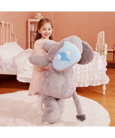 Giant Elephant Stuffed Animal Plush Toy Large Elephant Cute Jumbo Soft Toys Huge Big Size Fluffy Plushy Fat Oversized Plushie...