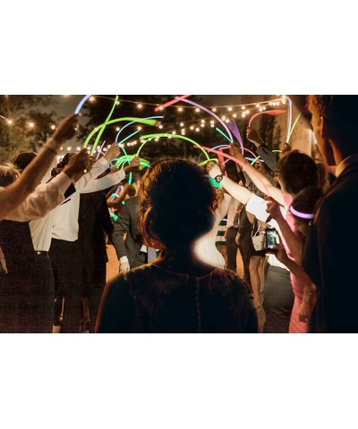 Glow Sticks Bulk 100ct 22'' Glow Necklaces with Connectors for Party Festivals Raves Birthday Wedding Blue $64.92 Kids' Party...