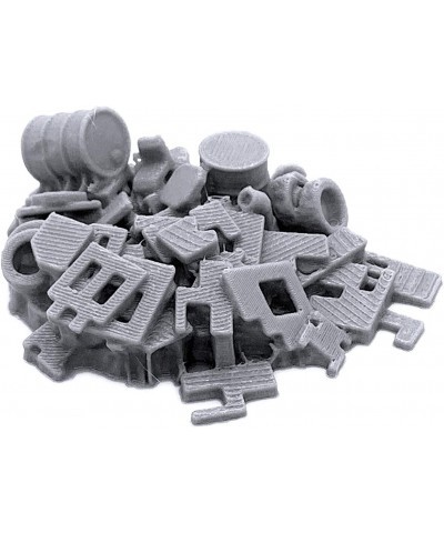 Shanty Rubble by Terrain4Print 3D Printed Tabletop RPG Scenery and Wargame Terrain for 28mm Miniatures $21.56 Board Games