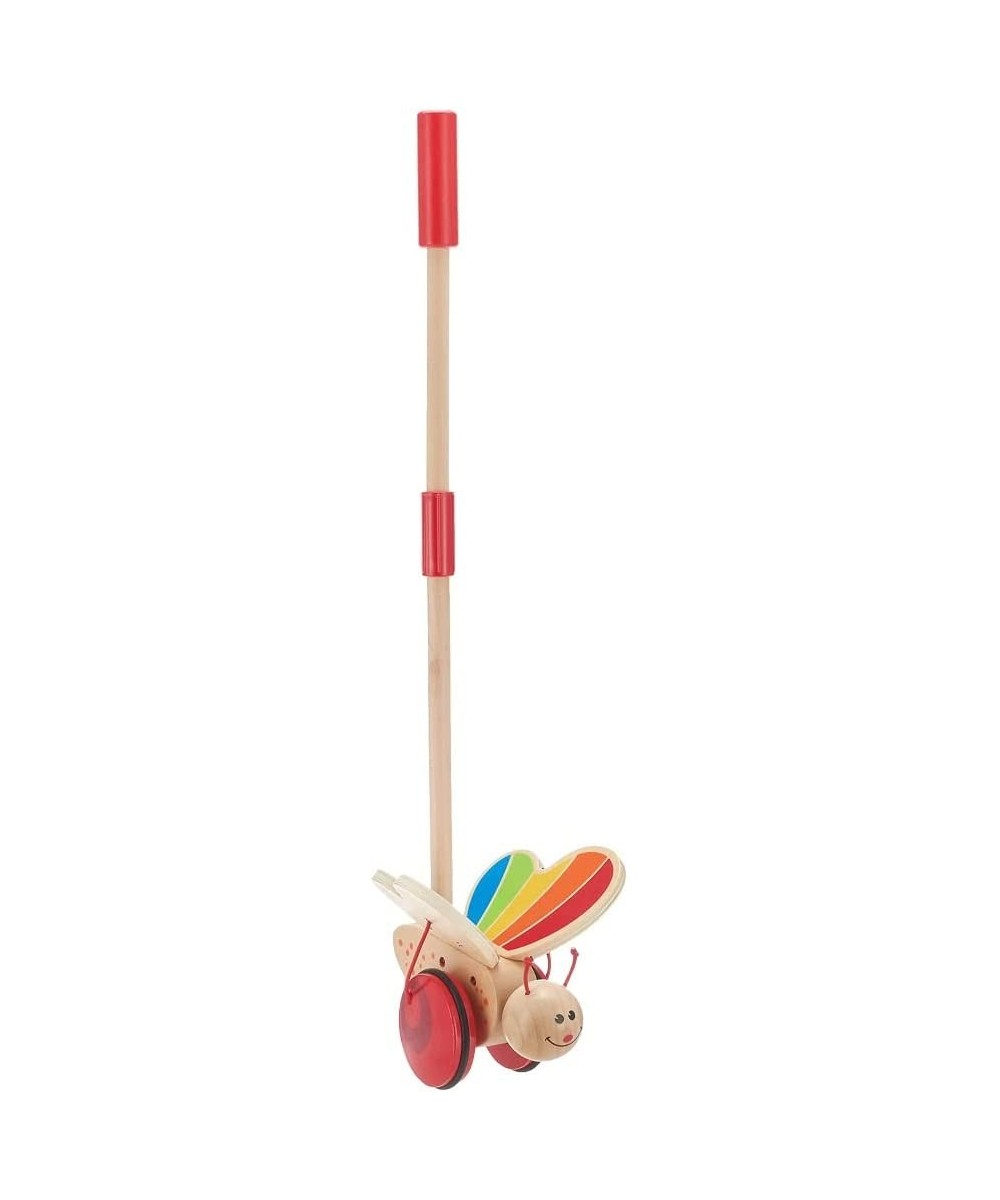 Award Winning Butterfly Wooden Push and Pull Walking Toy L: 6.3 W: 5.8 H: 22.2 inch Red $41.58 Early Development & Activity Toys