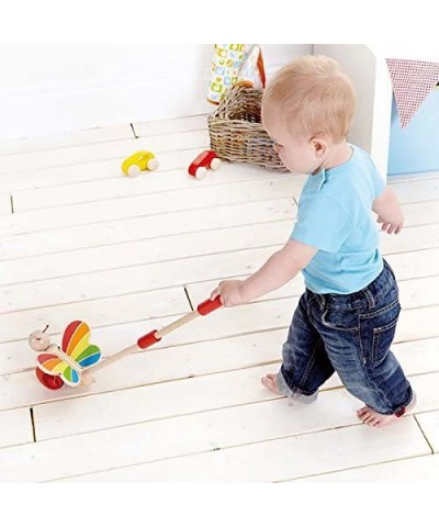 Award Winning Butterfly Wooden Push and Pull Walking Toy L: 6.3 W: 5.8 H: 22.2 inch Red $41.58 Early Development & Activity Toys