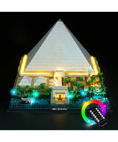 Led Light Kit for Lego 21058 Great Pyramid of Giza (No Model) Building Lighting Kit Compatible with Lego 21058 Architecture B...