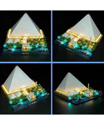 Led Light Kit for Lego 21058 Great Pyramid of Giza (No Model) Building Lighting Kit Compatible with Lego 21058 Architecture B...