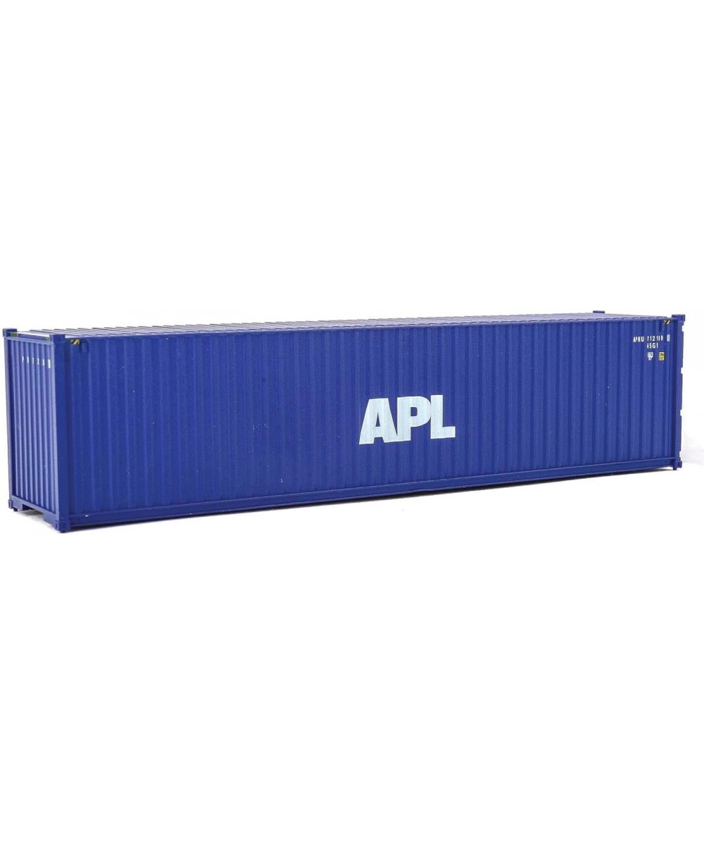 HO Scale Model of American President Lines APL (Blue White) 40' Hi Cube Corrugated Side Container 949-8259 $21.85 Toy Vehicle...