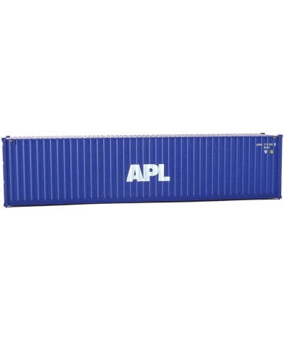 HO Scale Model of American President Lines APL (Blue White) 40' Hi Cube Corrugated Side Container 949-8259 $21.85 Toy Vehicle...