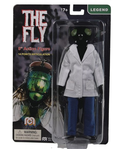 Horror The Fly (Flocked) 8" Action Figure Multicolor $28.10 Action Figures