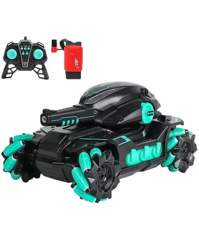 RC Tank Car 2.4G Electric Watch Remote Control Water Bomb Tank car Stunt Multiplayer Battle Toy Car Can Drift Horizontally 36...