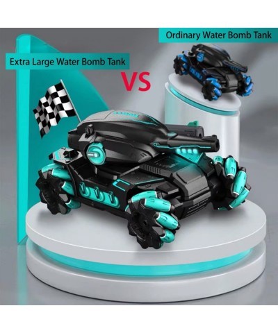 RC Tank Car 2.4G Electric Watch Remote Control Water Bomb Tank car Stunt Multiplayer Battle Toy Car Can Drift Horizontally 36...