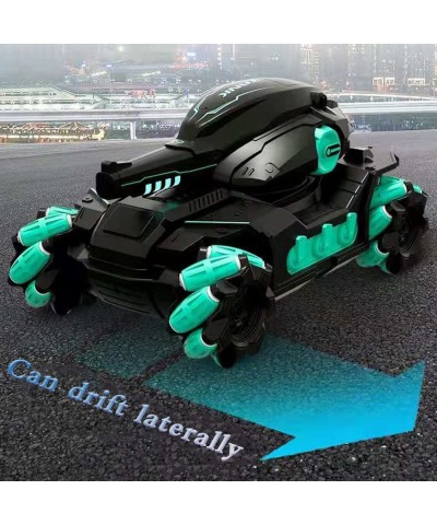 RC Tank Car 2.4G Electric Watch Remote Control Water Bomb Tank car Stunt Multiplayer Battle Toy Car Can Drift Horizontally 36...