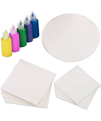 Spin & Paint Refill Pack - 8 x Large Cards - 8 x Small Cards - 4 x Round Cards - 5 Bottles of Colored Paint $25.69 Craft Kits