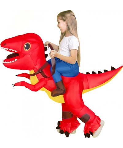 Halloween Inflatable Dinosaur Costumes Blow up Riding T rex Dino Costume for Kid Boy Girl Teens Size Age 8-10 10-12 9-16 $41....