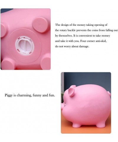 Cute Piggy Bank Unbreakable Plastic Money Bank Shatterproof Coin Bank for Kids Boys Girls Adults as Birthday Gift (Pink) $25....