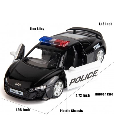 Compatible for 5" Diecasting Alloy Car Model Audi R8 Police Car Toy Car $25.08 Kids' Play Cars & Race Cars