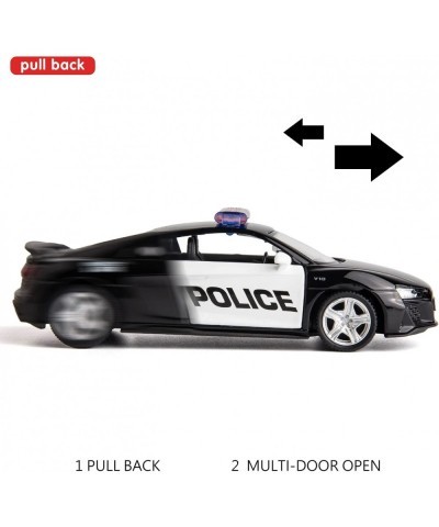 Compatible for 5" Diecasting Alloy Car Model Audi R8 Police Car Toy Car $25.08 Kids' Play Cars & Race Cars