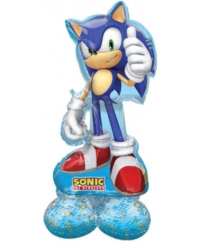 Sonic The Hedgehog 53'' Balloon Air-Fill Only Airloonz Birthday Party Decorations Supplies $25.29 Kids' Party Decorations