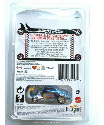 Hot Wheels '41 Willys Gasser - RLC Exclusive [Blue] 1:64 Scale $83.02 Toy Vehicle Playsets