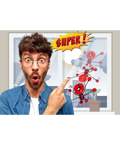 Spiderman Stretchy Window-Crawler (2 Units) | Wall-Climber and Window Walker-Rolling Sticky Toys | Marvel Avengers Superhero ...