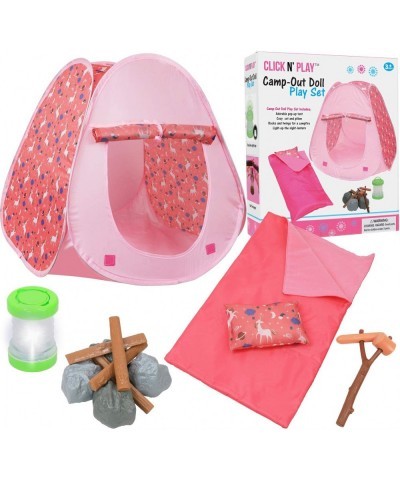 Doll Tent Camping Set & Accessories Perfect for 18 Inch Dolls | 18 Inch Doll Accessories with Camping Tent Camping Bed Mini L...