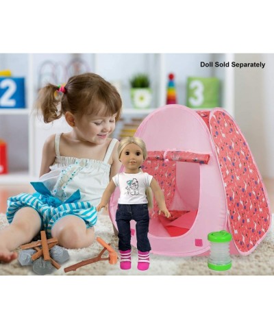 Doll Tent Camping Set & Accessories Perfect for 18 Inch Dolls | 18 Inch Doll Accessories with Camping Tent Camping Bed Mini L...